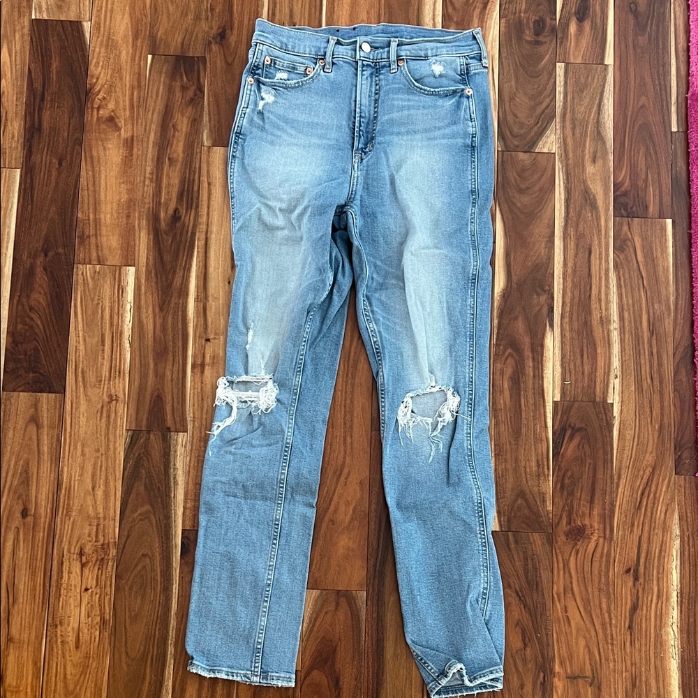 GAP Light Blue Straight Leg Jeans